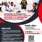 Communiqué de presse – Séminaire Management de la qualité appliqué aux RH